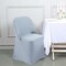 1 Piece Dusty Blue Stretch Spandex Chair Cover for Stylish Folding Seating